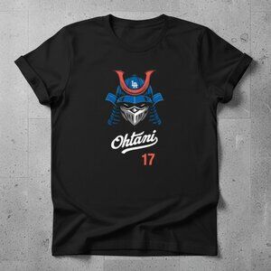 Ohtani 17 Samurai Graphic T-Shirt | Japanese Warrior Baseball Tee | Anime Style